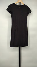 Quince Womens Black Basic Sleeved Dress XS