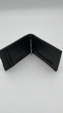 Quince Mens Italian Leather Money-Clip Wallet Black One Size
