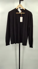 Quince Women's Cardigan Black Sleeved Top M