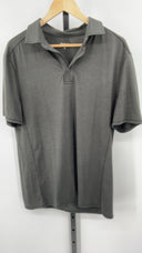 Quince Men Flowknit Breeze Performance Polo Sleeved Top Black M