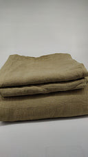 Quince Home European Linen Duvet Cover Set Aloe Bedding King/Cal King