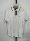 Michael Kors Outlet Greenwich Polo Sleeved Top White S