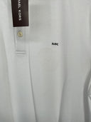 Michael Kors Outlet Greenwich Polo Sleeved Top White S