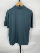 Quince Men's Flowknit Breeze Performance Long Sleeve Polo Navy Sleeved Top M