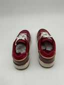 Michael Kors Men's Rebel Leather Sneaker Deep Red Shoes 7