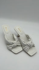 Michael Kors Womens Elena Leather Sandal White Shoes 6