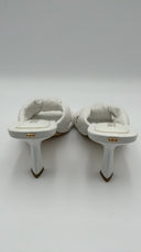 Michael Kors Womens Elena Leather Sandal White Shoes 6