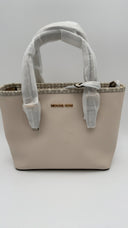 Michael Kors Women XS Cryl Conv Tz Tote Bag Cream OS
