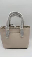 Michael Kors Women XS Cryl Conv Tz Tote Bag Cream OS