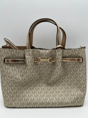 Michael Kors Women Tote Bag Gold OS