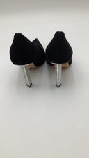 Michael Kors Women's Halle Suede Pump Black Shoes 6