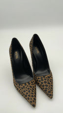 Michael Kors Women's Amara Cheetah Print Calf Hair Pump Brown 8