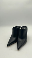 Michael Kors Women's Halle Leather Mule Pump Black Shoes 7