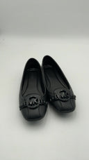 Michael Kors Women's Fulton Studded Moccasin Black Shoes 8.5