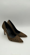 Michael Kors Womens Amara Cheetah Print Calf Hair Pump Brown Shoes 9.5