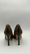 Michael Kors Womens Amara Cheetah Print Calf Hair Pump Brown Shoes 9.5