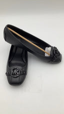 Michael Kors Fulton Studded Moccasins Flat Shoes Black 9