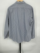 Quince Maternity Organic Cotton Poplin & Nursing Button-Down Shirt Blue L