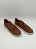 Michael Kors Men Keating Leather Sneaker Shoes Brown 11.5