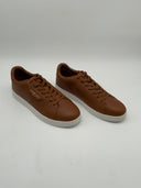 Michael Kors Men Keating Leather Sneaker Shoes Brown 9