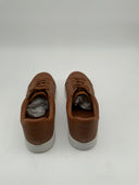 Michael Kors Men Keating Leather Sneaker Shoes Brown 9