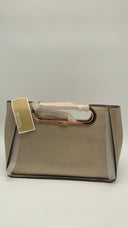 Michael Kors Women Chelsea Metallic Saffiano Leather Crossbody Bag Gold OS