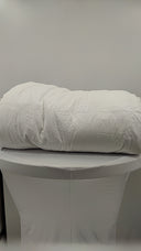 Quince Home Lightweight Premium Down Comforter White Bedding Full/Queen