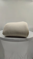 Quince Home Organic Airy Gauze Duvet Cover Undyed Bedding King/Cal King