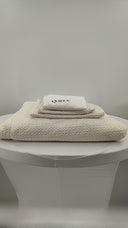 Quince Home Organic Luxe Honeycomb Duvet Cover Set Undyed Bedding Full/Queen