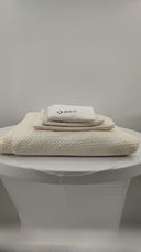 Quince Home Organic Luxe Honeycomb Duvet Cover Set Undyed Bedding Full/Queen