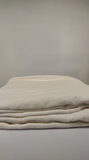 Quince Home European Linen Duvet Cover White Bedding King/Cal King