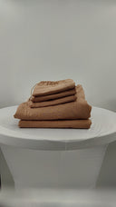 Quince Home European Linen Sheet Set Desert Sunset Bedding Full