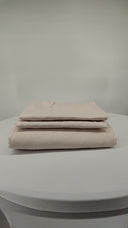 Quince Home European Linen Duvet Cover Set Soft Blush Bedding Full/Queen