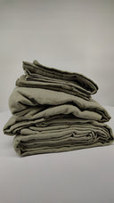 Quince Home European Linen Sheet Set Willowleaf Bedding Queen