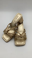 Michael Kors Women Sandals Gold 9.5