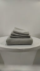 Quince Home European Linen Duvet Cover Set Mist Bedding King/Cal King