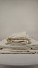 Quince European Linen Sheet Set White Bedding Queen