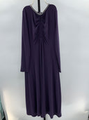 Michael Kors Women Dress Basic Sleeved Purple L