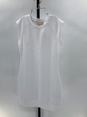 Michael Kors Womens White Basic Sleeved Dress XS