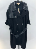 Michael Kors Womens Black Basic Sleeved Dress XL