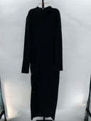 Michael Kors Womens Black Basic Sleeved Dress L