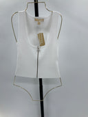 Michael Kors Womens White Sleeved Top S