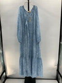 Michael Kors Womens Blue Basic Sleeved Dress XS