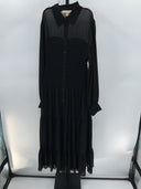 Michael Kors Womens Black Basic Sleeved Dress M