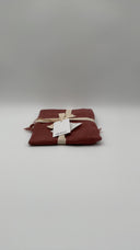 Quince Luxe Linen Tassel Accent Pillow Cover Mulberry Bedding 20X20