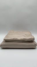 Quince Bamboo Duvet Cover Set Sand Bedding Cal King
