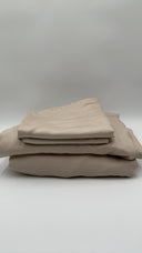 Quince Bamboo Sheet Set Sand Bedding Queen