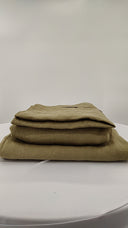 Quince European Linen Sheet Set Aloe Bedding Queen