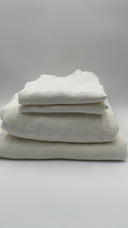 Quince European Linen Sheet Set White Bedding Queen