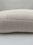 Quince Organic Airy Gauze Box Quilt Undyed Bedding Full/Queen